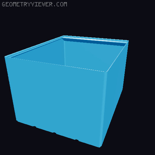 Gridfinity cups height 18 (130mm) collection 3D model thumbnail