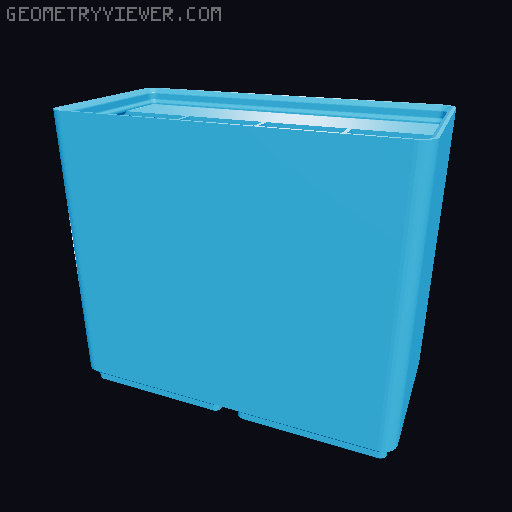 Gridfinity Ultra Light Bins - Divider Label Edition 3D model thumbnail