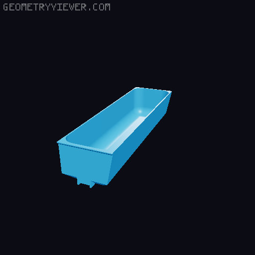 Modular Drawer Organizer Remix 3D model thumbnail