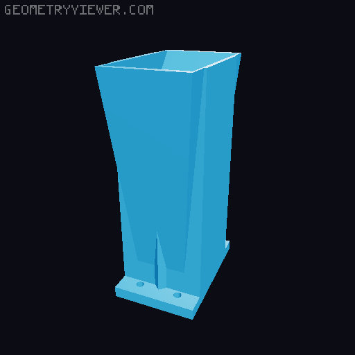 Mini Plastic Shredder 3D model thumbnail