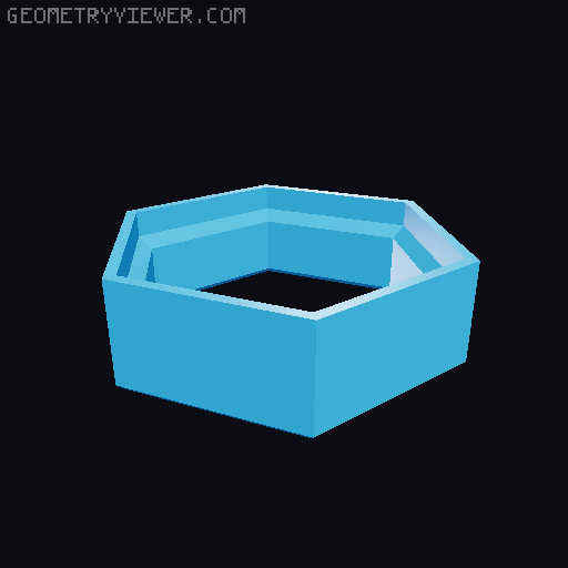 Honeycomb-Honeycomb Storage Wall 3D model thumbnail