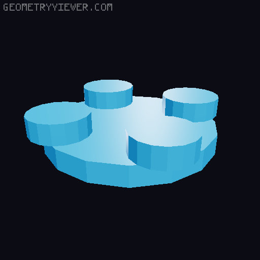 Lego Bricks 3D model thumbnail