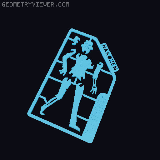Zombie Kit Card 3D model thumbnail