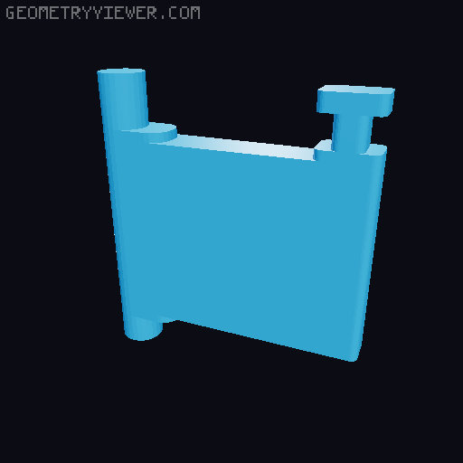 Assassins creed hidden blade 3D model thumbnail