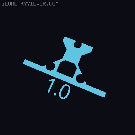 Ender 3 V3 KE Gantry Shims labeled 3D model thumbnail
