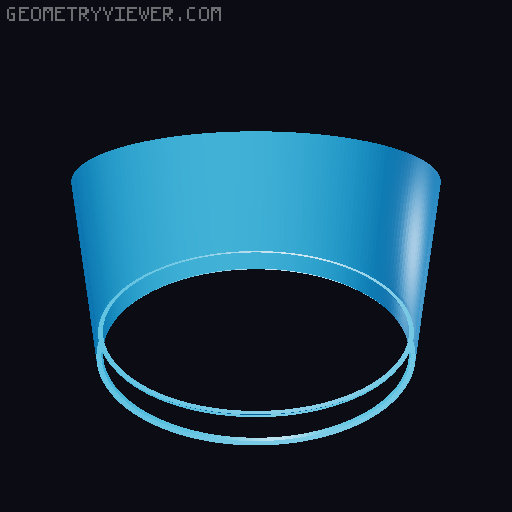 Front rim and dew shield for GSO/TSO 8" 3D model thumbnail