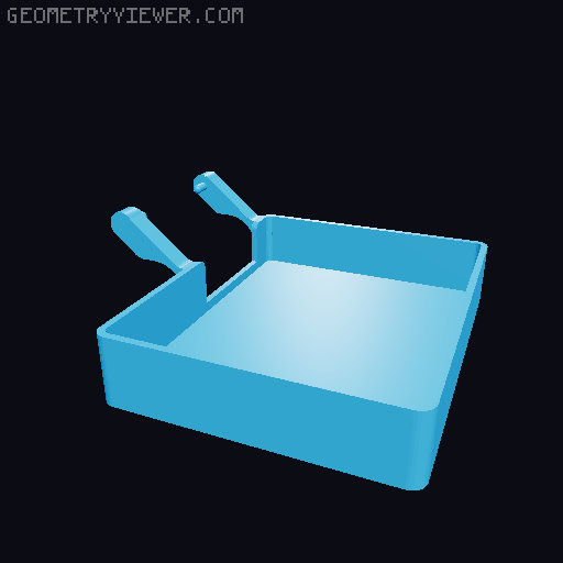 Dice Tower - No screws needed 3D model thumbnail