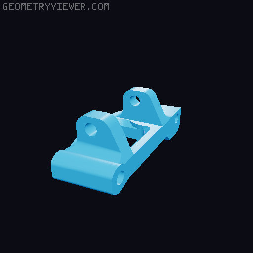 EXPLORER-MK1 3D PRINTED 1:10 RC CHASSIS 3D model thumbnail