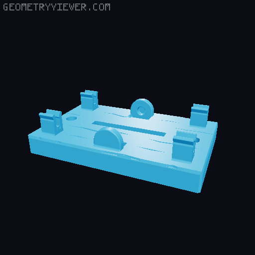 Frankenstein Light Switch Plate 3D model thumbnail
