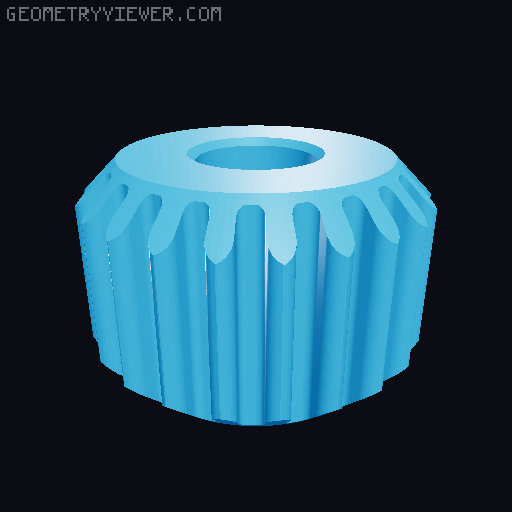Toroidal Fan Launcher | No Hardware | No Support 3D model thumbnail