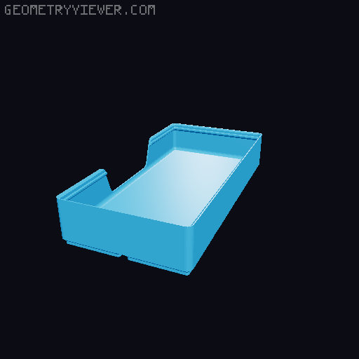 Gridfinity wall cutout collection 3D model thumbnail