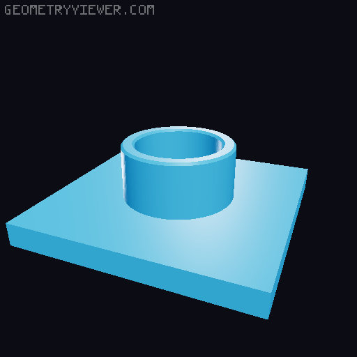 D16 balljoint mic/ light mount 3D model thumbnail