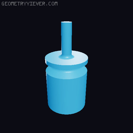 #3 Tom stanton o-ring piston 3D model thumbnail