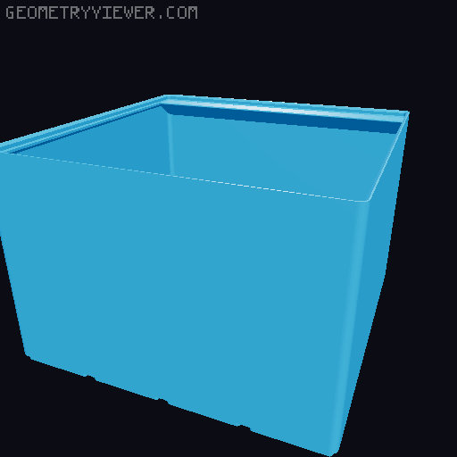 Gridfinity cups height 16 (116mm) collection 3D model thumbnail