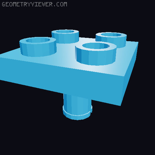 Lego Bricks 3D model thumbnail