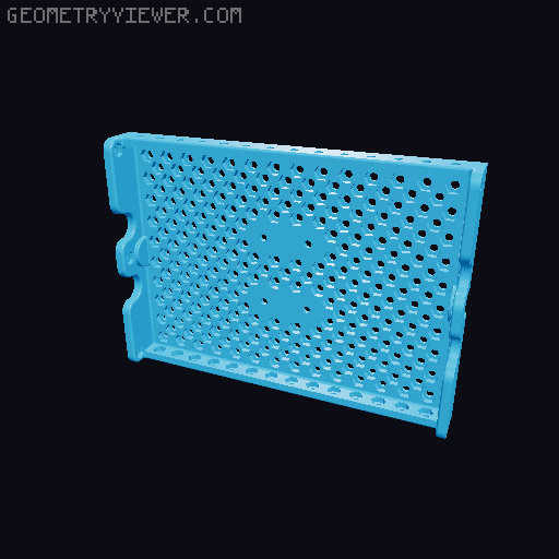 Self-propelled tracked platform 3D model thumbnail