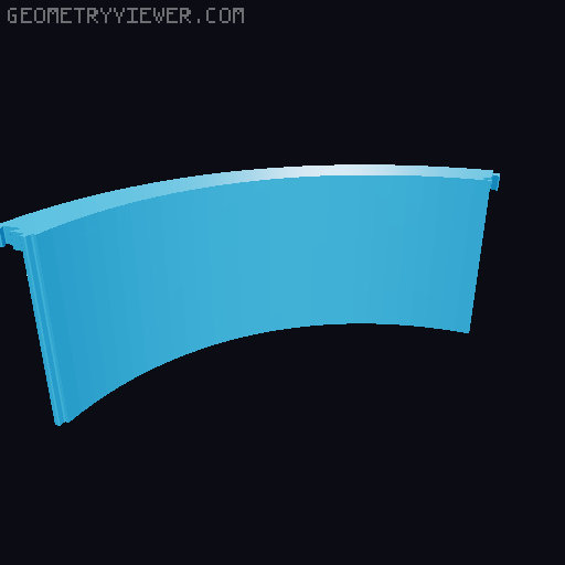 Flansch 200mm Abzug 3D model thumbnail