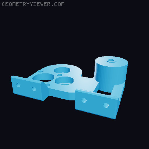 Fun Size Spooler with 608 bearing 3D model thumbnail