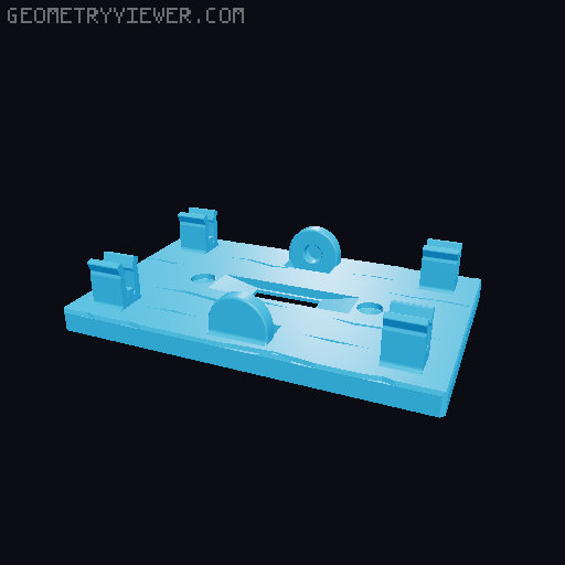Frankenstein Light Switch Plate 3D model thumbnail