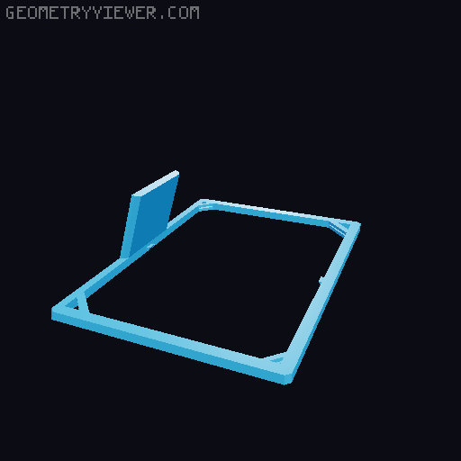 THE Photo Frame - one file, no supports 3D model thumbnail