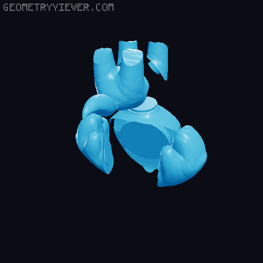 Skye (PAW Patrol) Multimaterial 3D model thumbnail