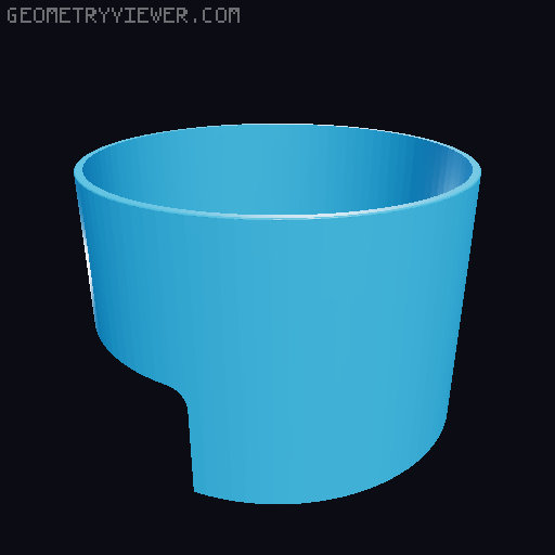 Planter Dual-Color in 2 or 4 Parts 3D model thumbnail