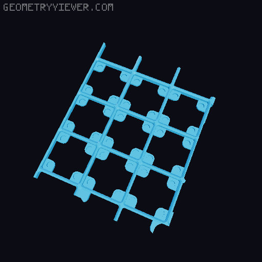 Systainer Mini Gridfinity (small + normal build plate) 3D model thumbnail