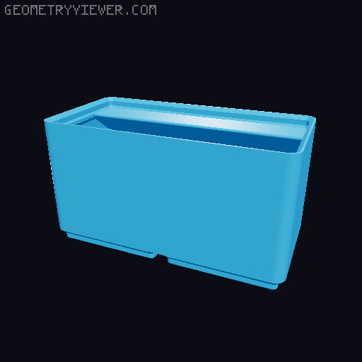 Gridfinity cups height 6 (46mm) collection 3D model thumbnail