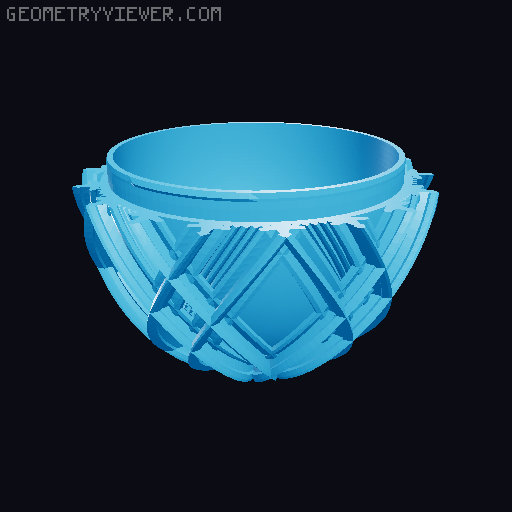 Simple Closed Lattice Easter Egg 2026 3D model thumbnail