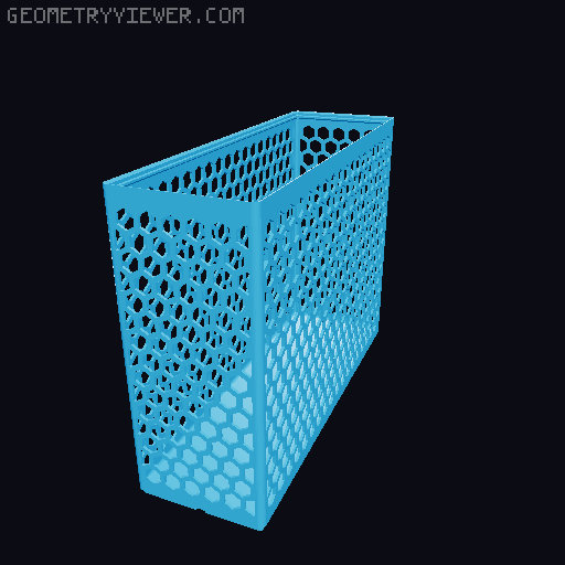 Gridfinity Hex Bins all sizes 3D model thumbnail