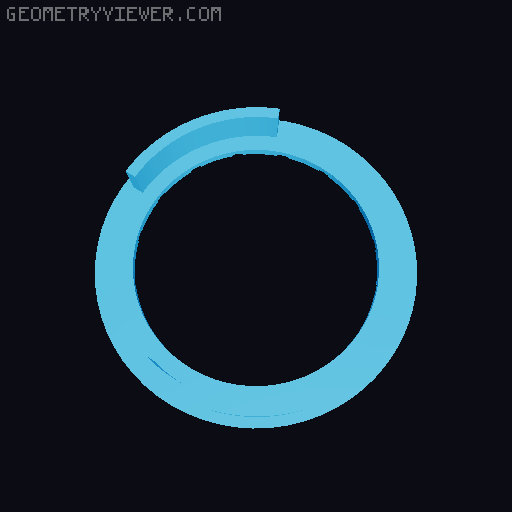 Fillamentum / Devil design spacer 3D model thumbnail