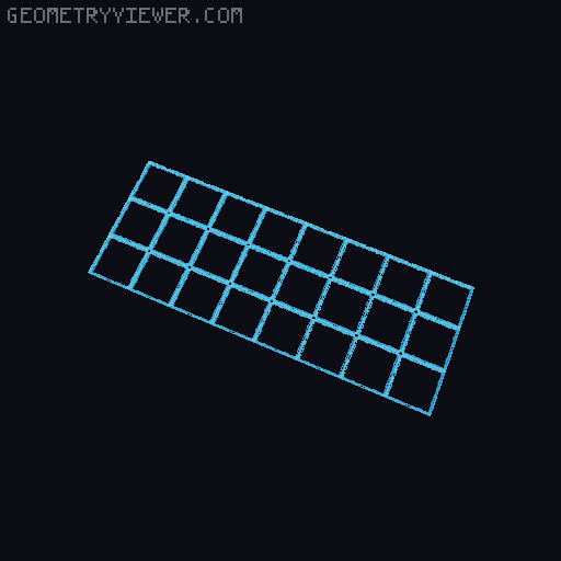 CLCKbase with Screw Holes, Sizes up to 9x9, Gridfinity Baseplate 3D model thumbnail