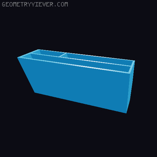 Pen, Pencil, Markers, Stuff Holder for Honeycomb Storage Wall 3D model thumbnail
