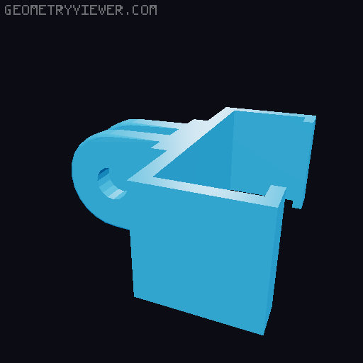 ArduCam Camera GoPro mount 3D model thumbnail