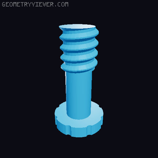 Echo Dot 3 Battery Mount 3D model thumbnail