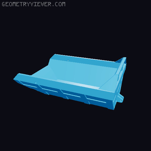 3D Printed RC Articulated Dump Truck 3D model thumbnail