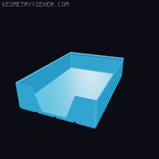 Gridfinity wall cutout collection 3D model thumbnail