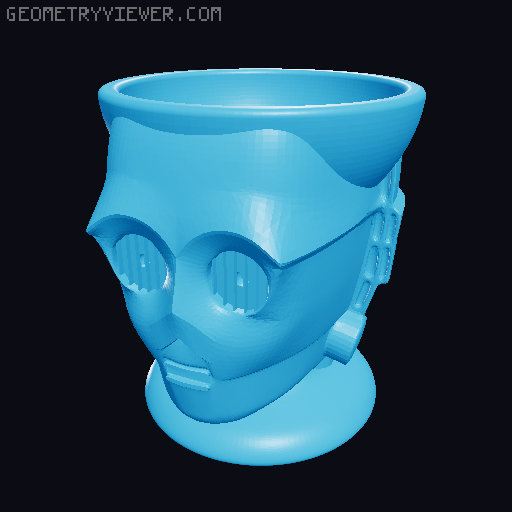 Star Wars Egg Cup Collection (Part 1) 3D model thumbnail
