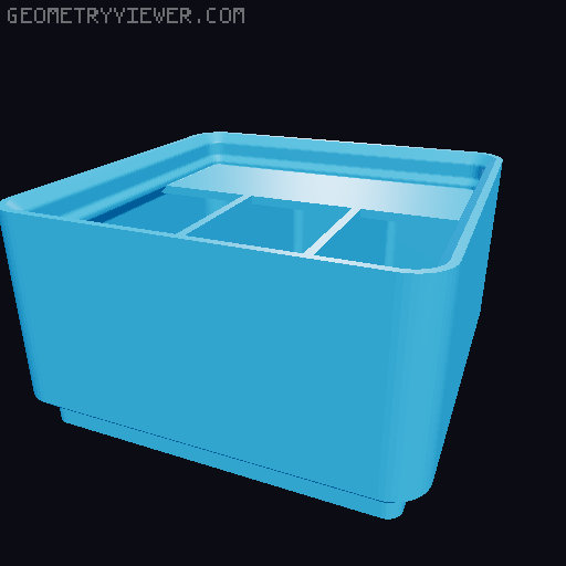 Gridfinity Ultra Light Bins - Divider Label Edition 3D model thumbnail