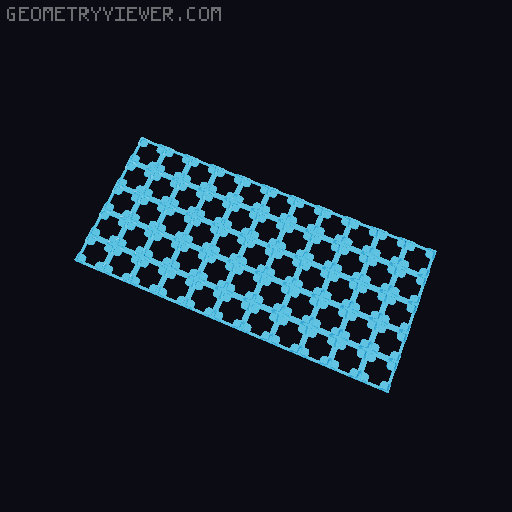 Thin Gridfinity Magnet Base - up to 12x12 3D model thumbnail