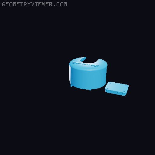 Works Bell Rapfix Elock Holder. 3D model thumbnail