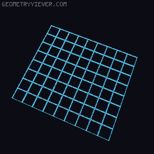 CLCKbase with Screw Holes, Sizes up to 9x9, Gridfinity Baseplate 3D model thumbnail