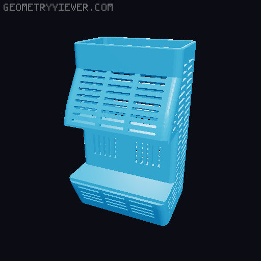 Silica - Desiccant Dry Box for Bambulab AMS-US 3D model thumbnail