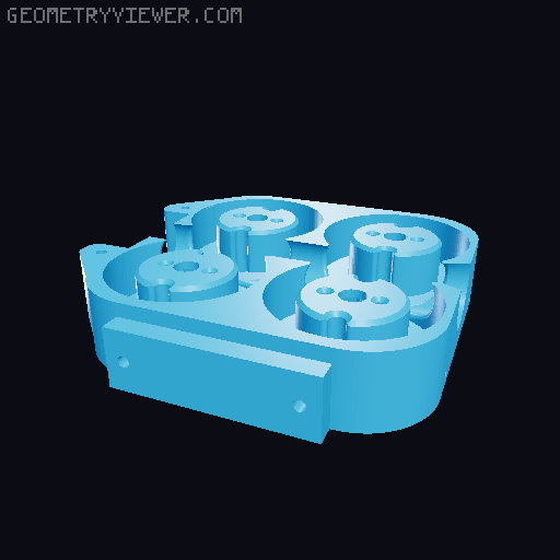 Handguard for Gryphon Cage 3D model thumbnail