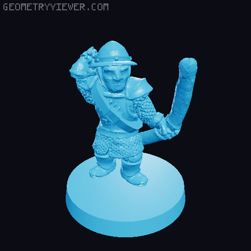 Pinnath Gelin Archers 10mm Scale 3D model thumbnail