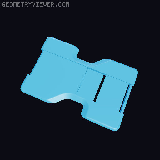 Minimalist Wallet w/ Yubikey 5C Holder 3D model thumbnail