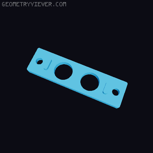 RCA backplates for the Apple IIGS 3D model thumbnail
