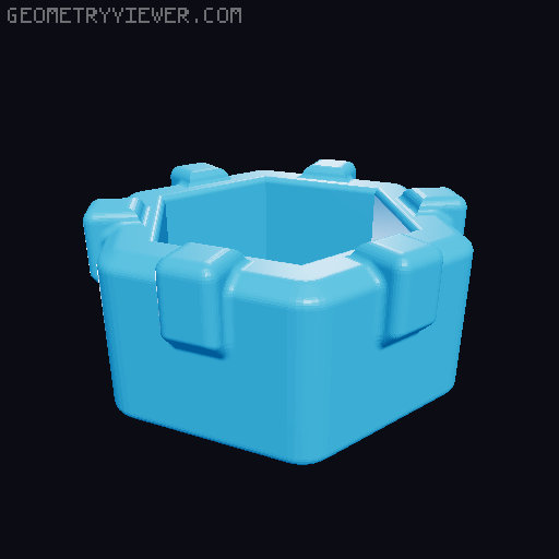 Handles for M7 to M12 bolts and screws 3D model thumbnail