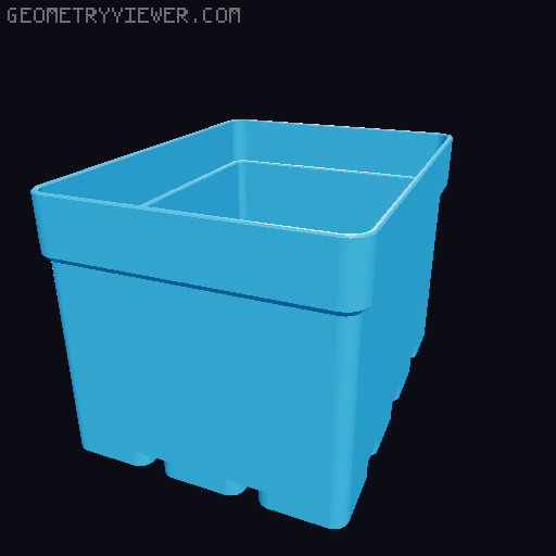 Festool/Tanos Organizer Sys-Org boxes / drawer organizer 3D model thumbnail