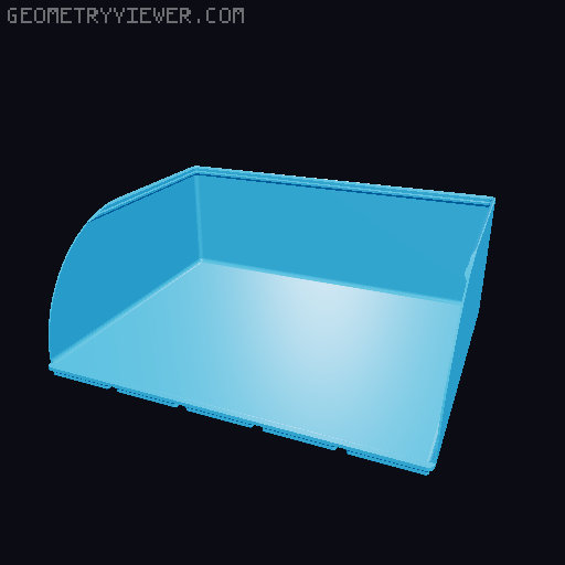 Gridfinity rouded bins collection all sizes 3D model thumbnail